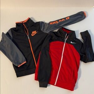 Nike Boys Zip up Track Jackets (2 piece) Size 7 / 7L